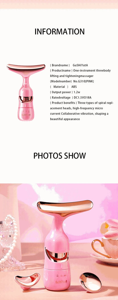 3-in-1 Sonic Neck & Face Massager