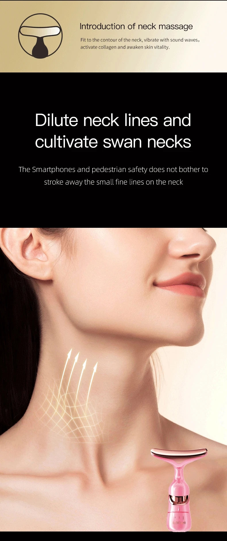 3-in-1 Sonic Neck & Face Massager